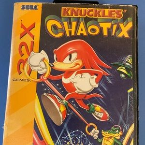 Sega genesis 32x knuckles chaotix